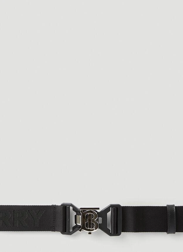 商品Burberry|Logo Jacquard Technical Belt in Black,价格¥3743,第1张图片