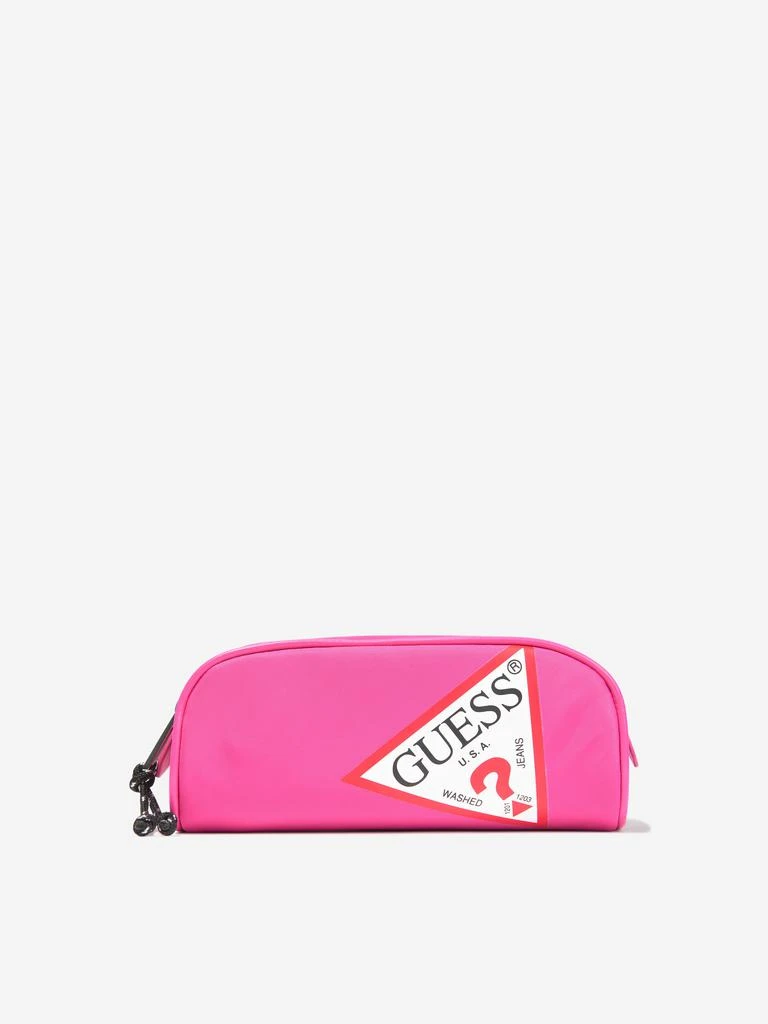 商品GUESS|Guess Girls Logo Pencil Case in Pink,价格¥140,第1张图片