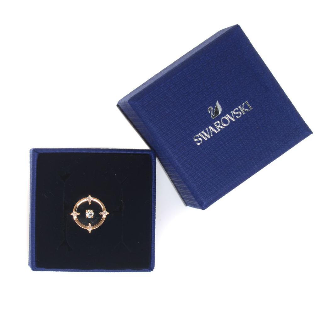 商品Swarovski|Swarovski North Rose Gold Tone And Czech White Crystal Ring Sz 7 5551801,价格¥363,第4张图片详细描述