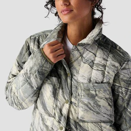 商品Backcountry|Oakbury Print Synthetic Quilted Shirt Jacket  - Women's,价格¥318,第4张图片详细描述