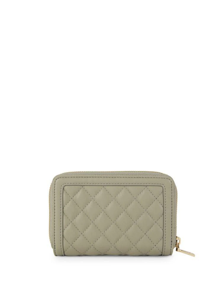 商品Moschino|Quilted Faux Leather Wallet,价格¥393,第3张图片详细描述