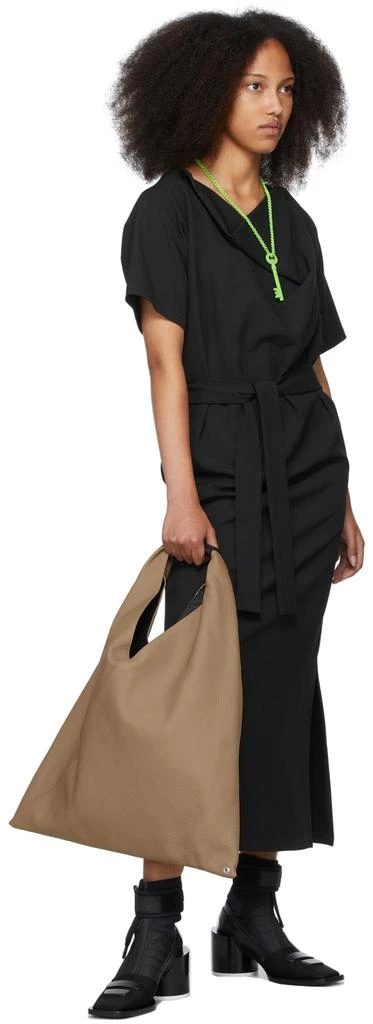 商品MAISON MARGIELA|Black Short Sleeve Dress,价格¥1321,第4张图片详细描述