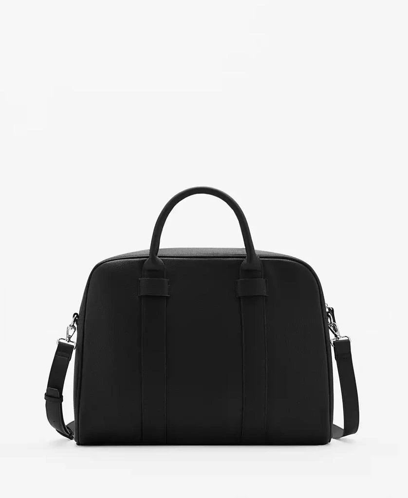 商品Mango|Men's Leather-Effect Briefcase,价格¥396,第1张图片