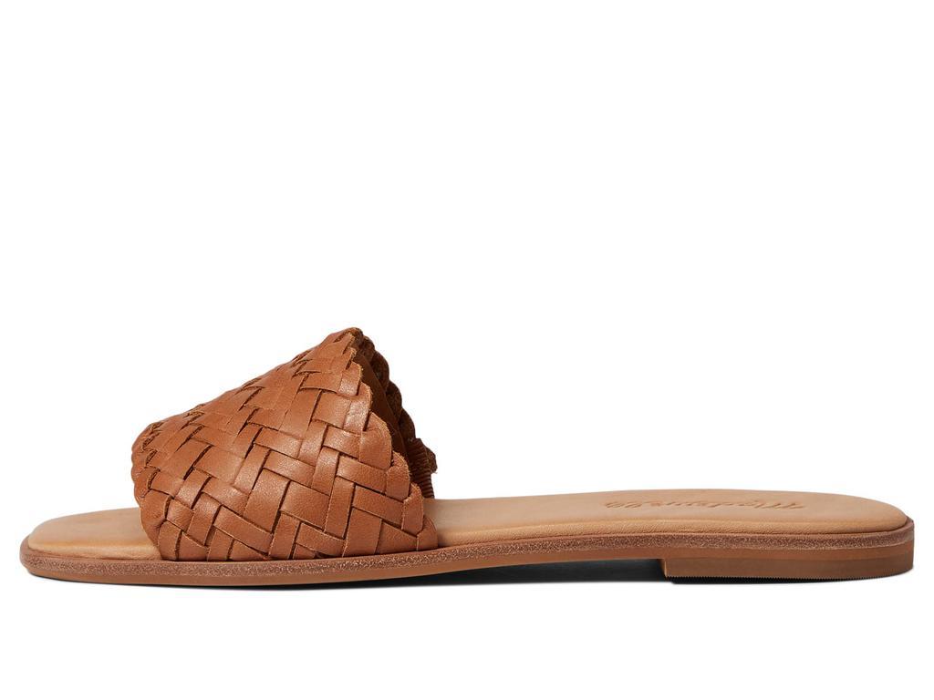 商品Madewell|Lianne Flat Slide in Woven Leather,价格¥284-¥375,第6张图片详细描述