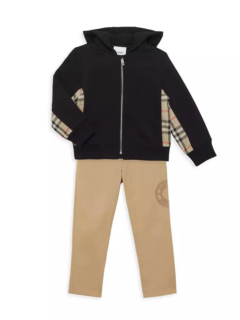 商品Burberry|Baby Boy's & Little Boy's Check Zip-Up Hoodie Jacket,价格¥3096,第2张图片详细描述