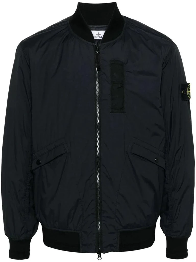 商品Stone Island|STONE ISLAND Men Logo Patch Zip-Up Jacket,价格¥2703,第5张图片详细描述