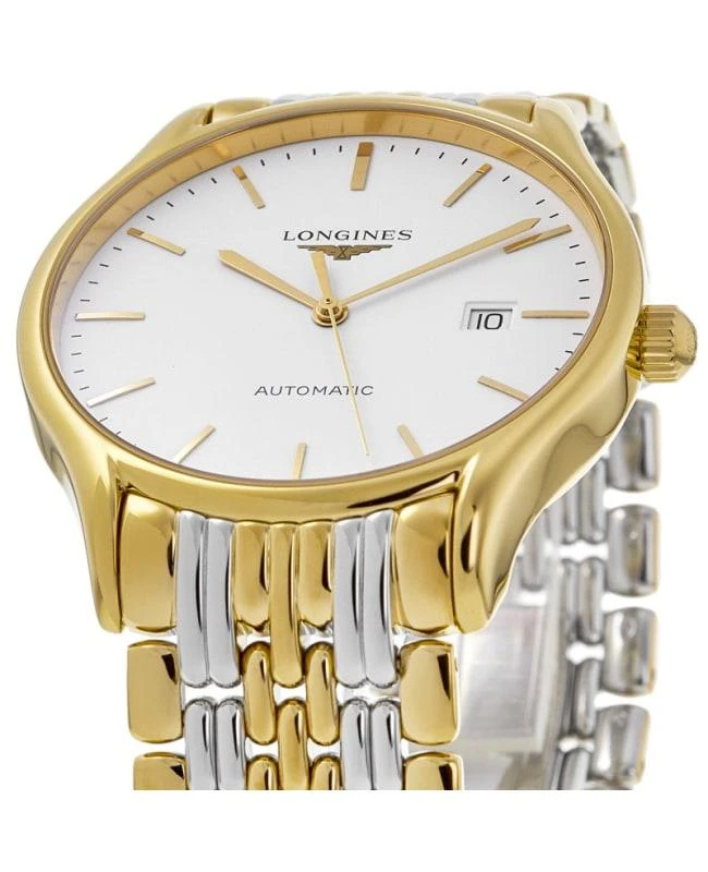 商品Longines|Longines Lyre Automatic White Dial Two-Tone Steel Men's Watch L4.961.2.12.7,价格¥5820,第2张图片详细描述