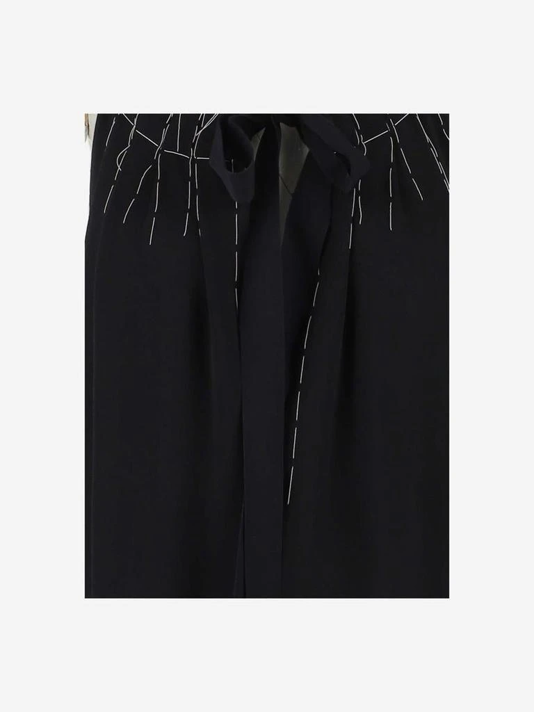 商品MAISON MARGIELA|MAISON MARGIELA CONTRAST STITCHING LONG DRESS,价格¥6215,第3张图片详细描述
