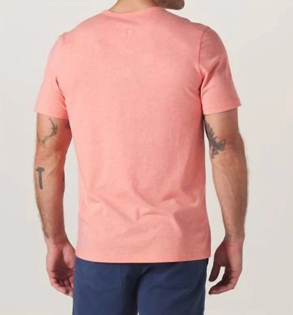 商品The Normal Brand|Active Puremeso Weekend Henley Tee In Canyon Sunset,价格¥418,第3张图片详细描述