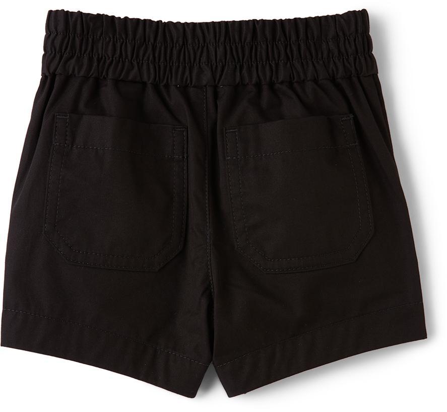 商品Burberry|Baby Black Logo Chino Shorts,价格¥1308,第4张图片详细描述
