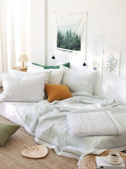 商品BELLELIFE|Seersucker Summer Quilted Comforter,价格¥1349,第1张图片