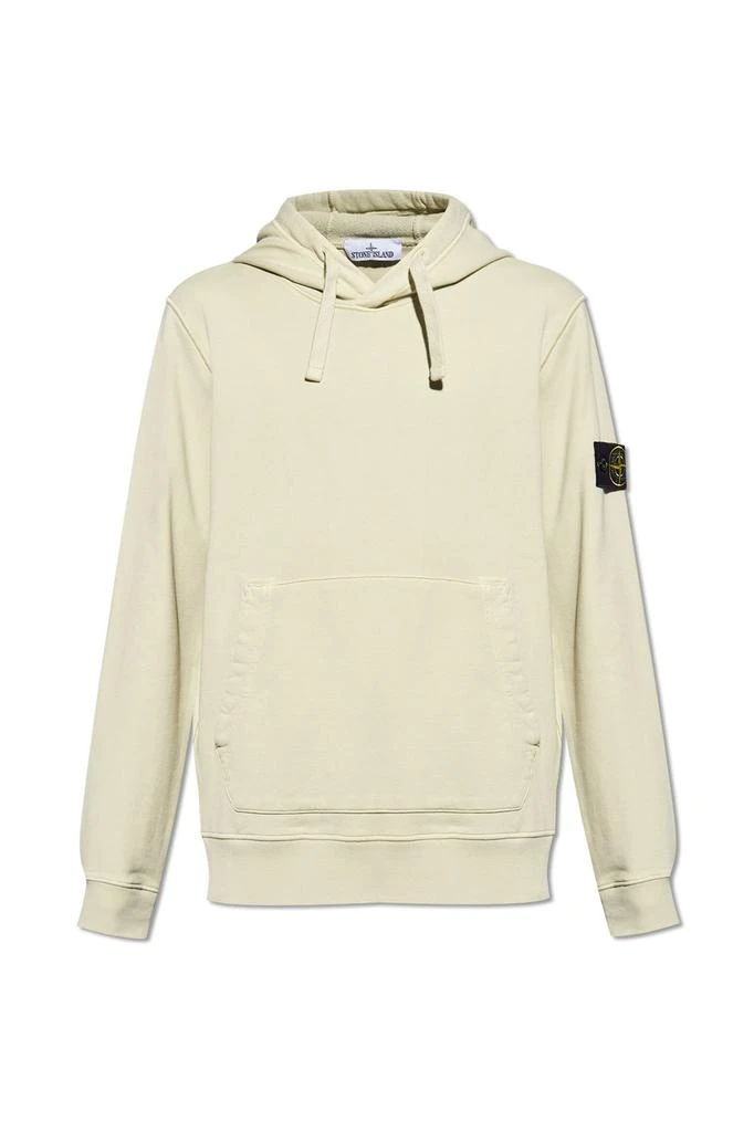 商品Stone Island|Stone Island Logo Patch Drawstring Hoodie,价格¥2000,第1张图片