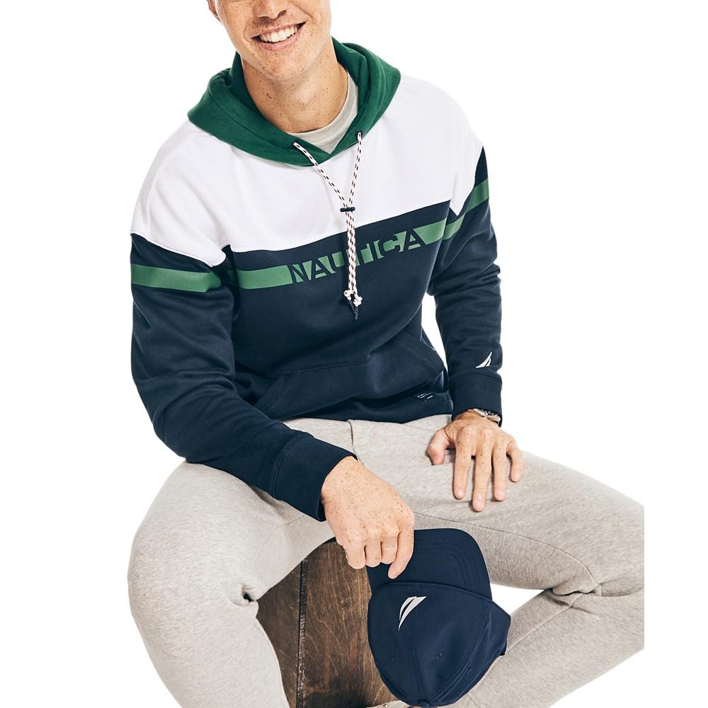 Men's Sustainably Crafted Chest-Stripe Hoodie商品第5张图片规格展示