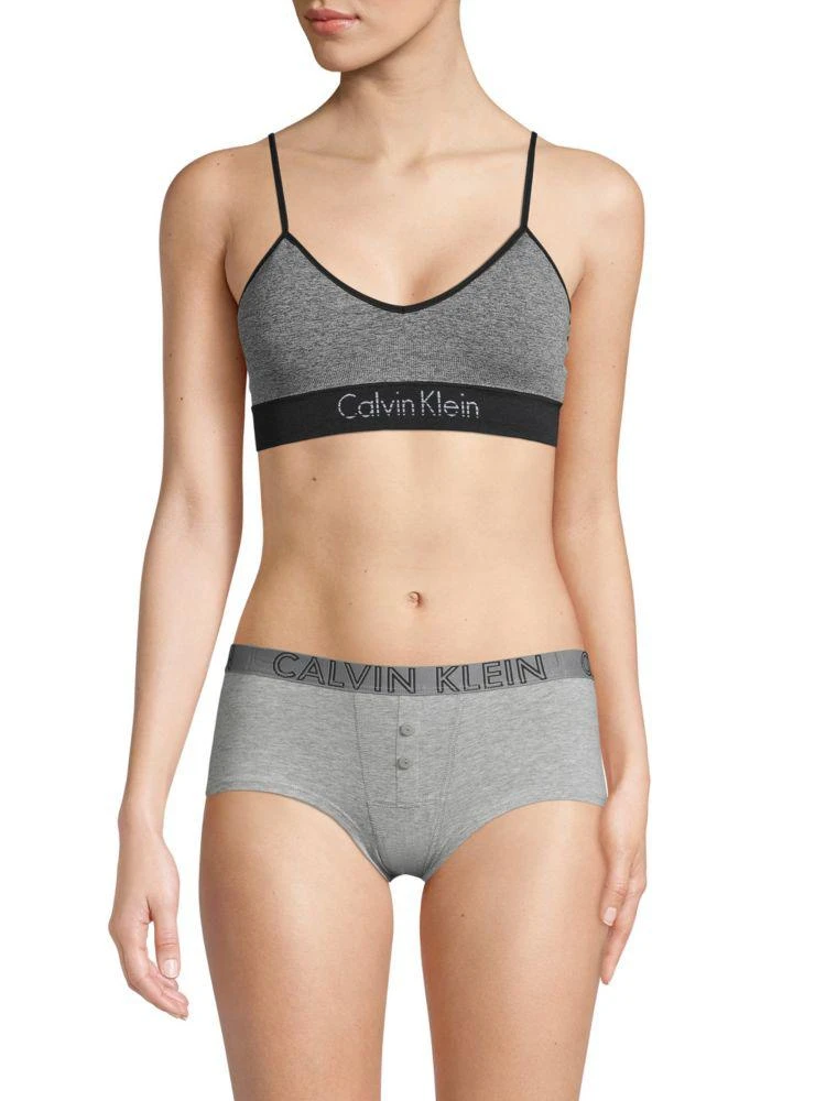 商品Calvin Klein|Horizong Seamless Logo Bralette,价格¥113,第1张图片