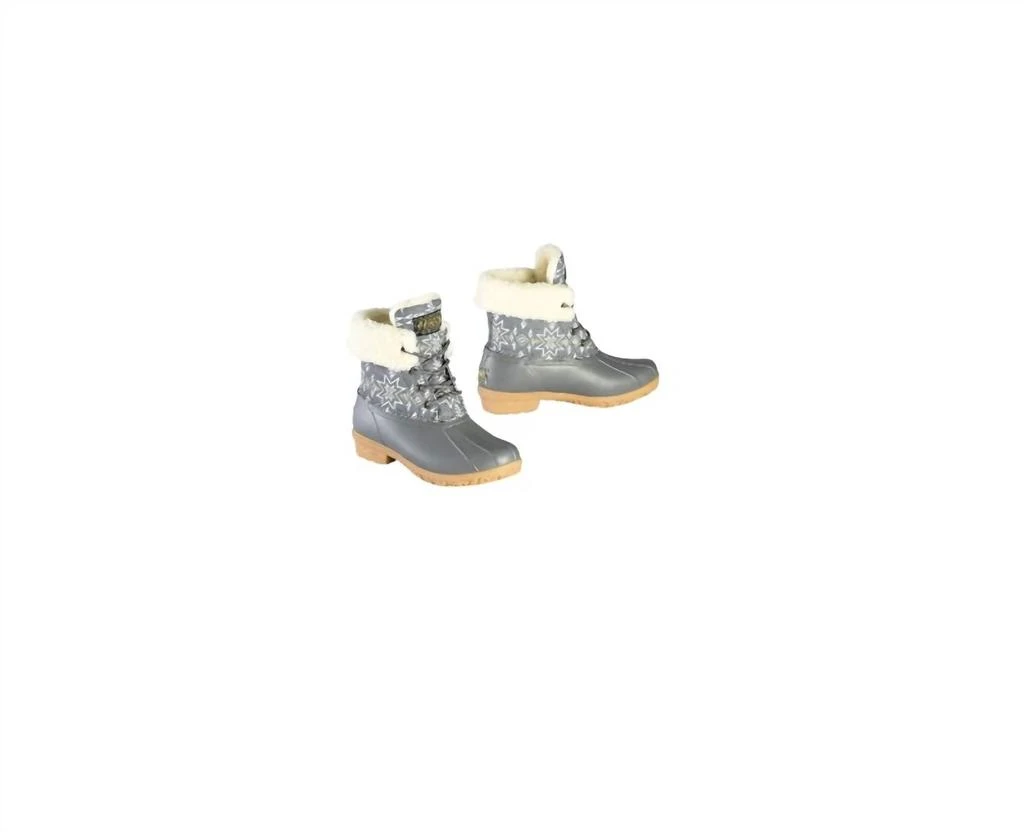 商品Pendleton|Women’S Classic Plains Star Duck Winter Boots In Gray,价格¥755,第1张图片