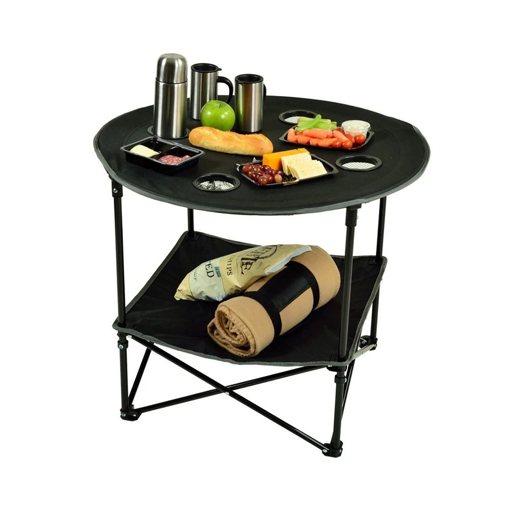 商品Picnic At Ascot|Canvas Folding Table and Carrier for Picnic, Travel, Tailgating,价格¥767,第1张图片