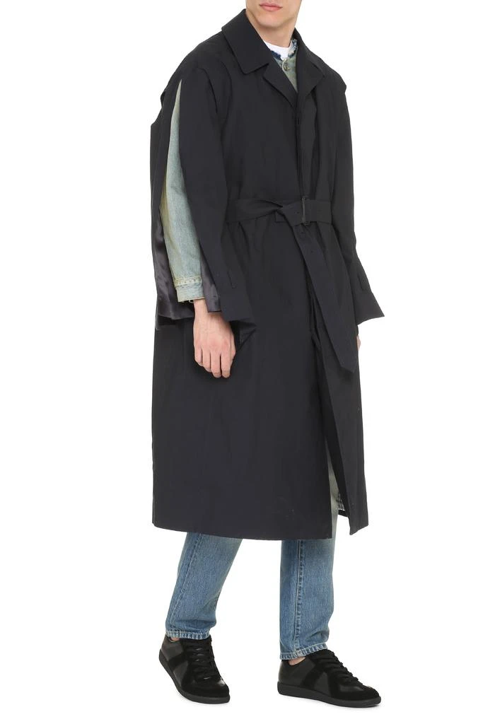 商品MAISON MARGIELA|LAYERED COTTON TRENCH COAT,价格¥10366,第3张图片详细描述