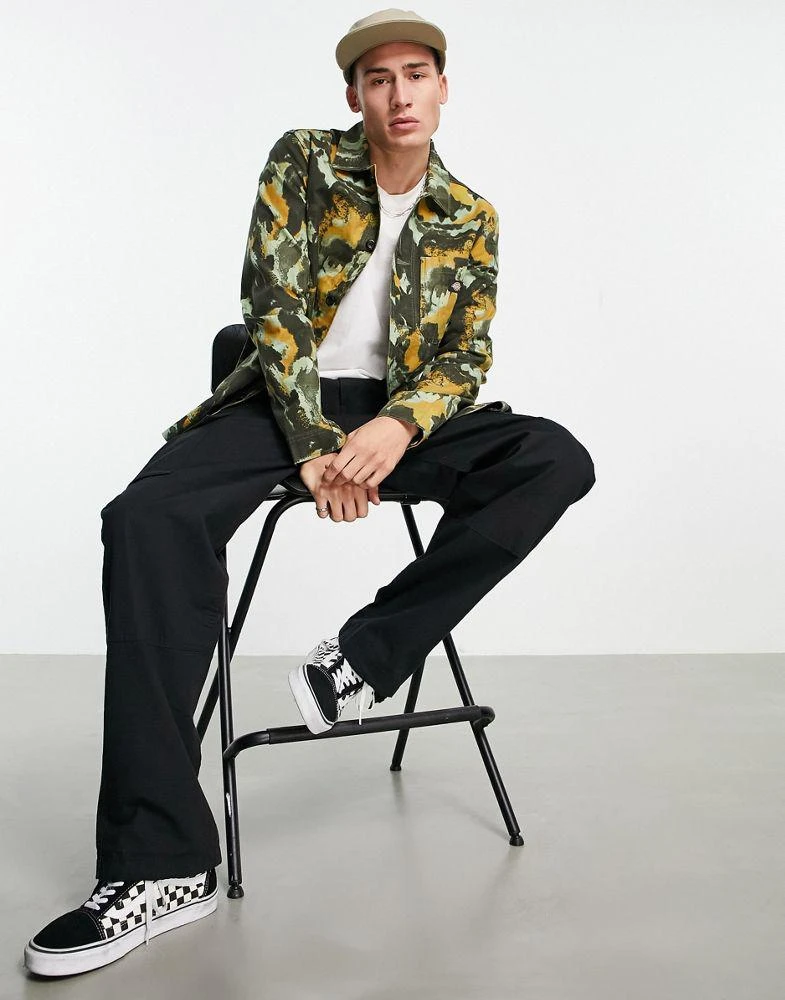 商品DICKIES|Dickies Crafted overshirt in camo,价格¥516,第3张图片详细描述