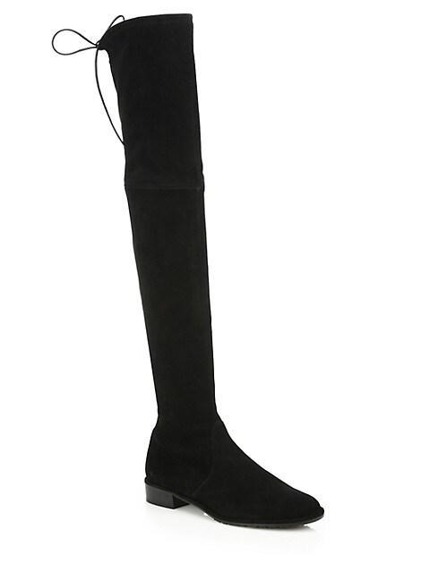 商品Stuart Weitzman|Lowland 麂皮过膝靴新款,价格¥7021,第1张图片