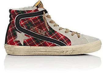 商品Golden Goose|Women's Slide Tweed & Suede Sneakers,价格¥2744,第1张图片