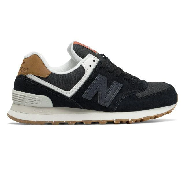 商品New Balance|女士574黑色经典慢跑鞋,价格¥219,第1张图片