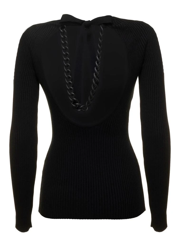 商品GIUSEPPE DI MORABITO|Giuseppe di Morabito Viscosa Knitted Top With Chain Details,价格¥2309,第2张图片详细描述