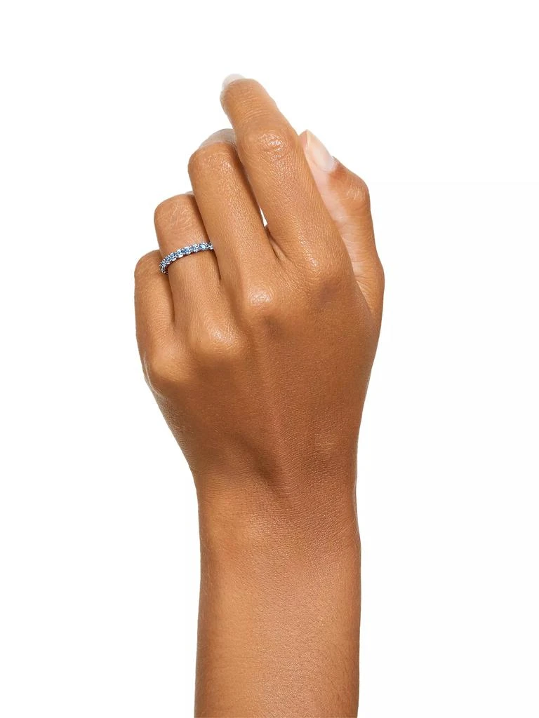 商品Swarovski|Matrix Rhodium-Plated &amp; Crystal Eternity Band,价格¥888,第2张图片详细描述
