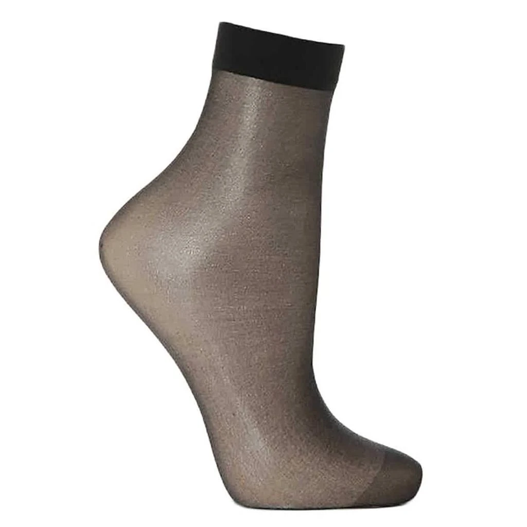 商品Wolford|Ladies Black Nude 8 Transparent Socks,价格¥30,第2张图片详细描述