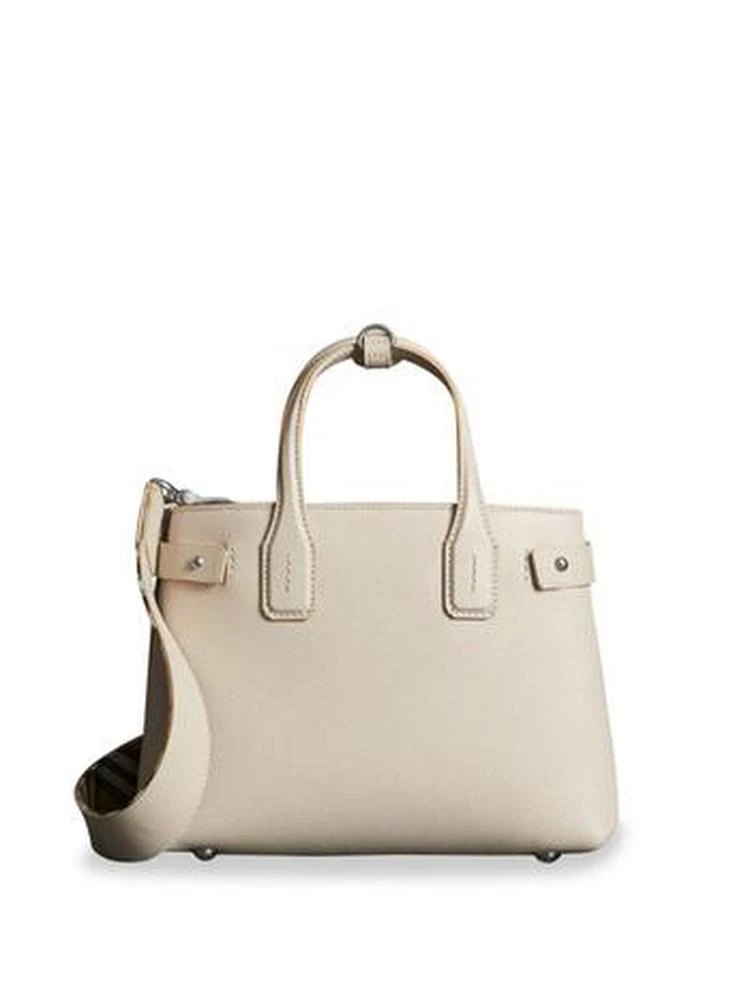 商品Burberry|Burberry - Small Banner Leather Tote,价格¥11116,第3张图片详细描述