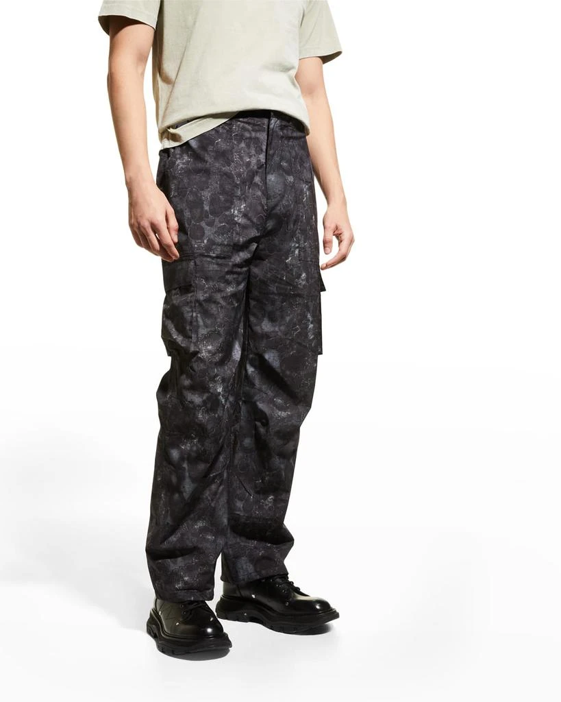 商品Alexander McQueen|Men's Nature Camo Ripstop Track Pants,价格¥1241,第1张图片