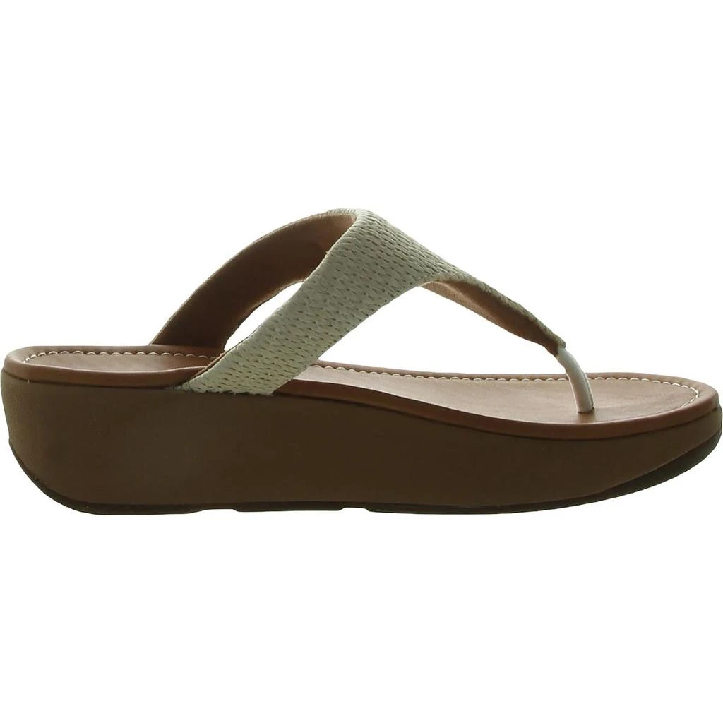 商品FitFlop|Fitflop Womens Imogen Faux Leather Open Toe Thong Sandals,价格¥423,第2张图片详细描述