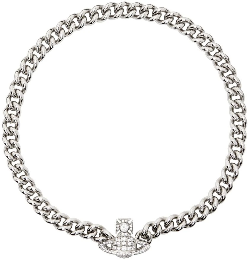 商品Vivienne Westwood|Silver Graziella Small Choker Necklace,价格¥2676,第1张图片