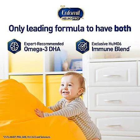 商品Enfamil|Enfamil NeuroProCare Infant Formula, 20.7 oz., 2 pk.,价格¥459,第5张图片详细描述