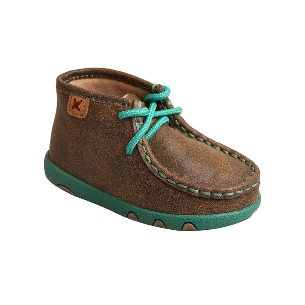 商品Twisted X|Chukka Driving Moc Shoe (Infant-Toddler),价格¥378,第2张图片详细描述