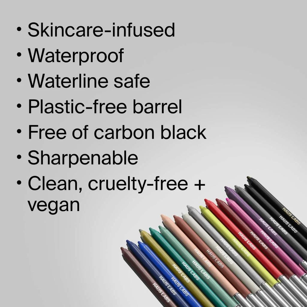 商品HAUS LABS BY LADY GAGA|Optic Intensity Eco Waterproof Gel Eyeliner Pencil,价格¥172,第3张图片详细描述