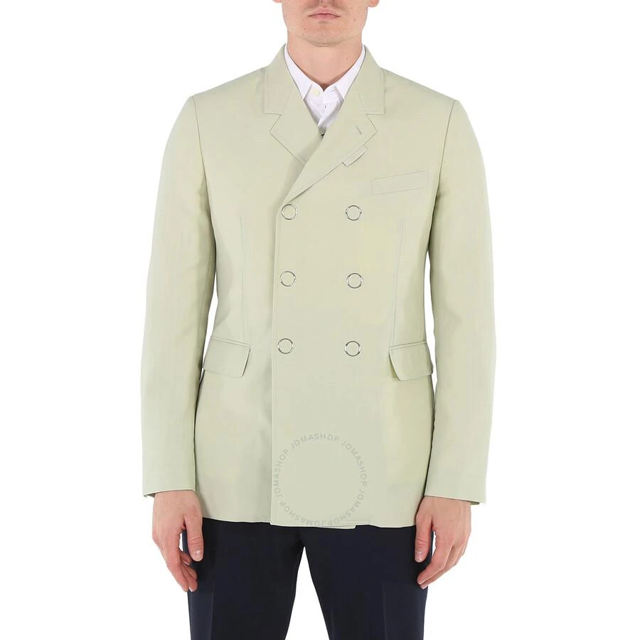 商品Burberry|Matcha Slim Fit Press-stud Tailored Jacket,价格¥1712,第1张图片