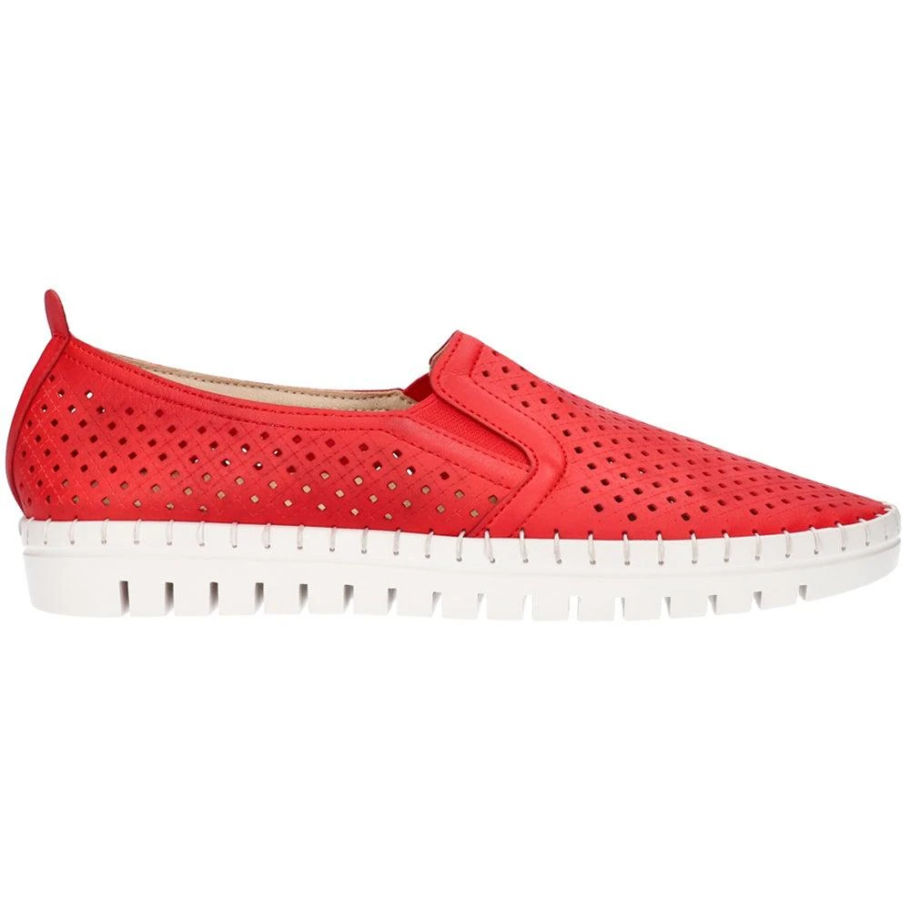 商品Easy Street|Fresh Perforated Slip On Sneakers,价格¥417,第1张图片详细描述