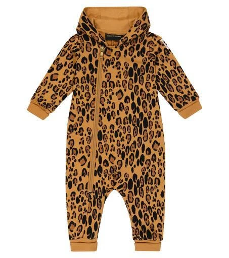商品Mini Rodini|婴幼儿 — 豹纹棉质连身衣,价格¥537,第1张图片