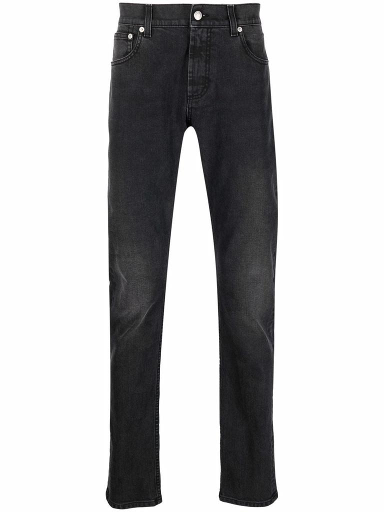 ALEXANDER MCQUEEN Skinny-cut denim jeans商品第1张图片规格展示