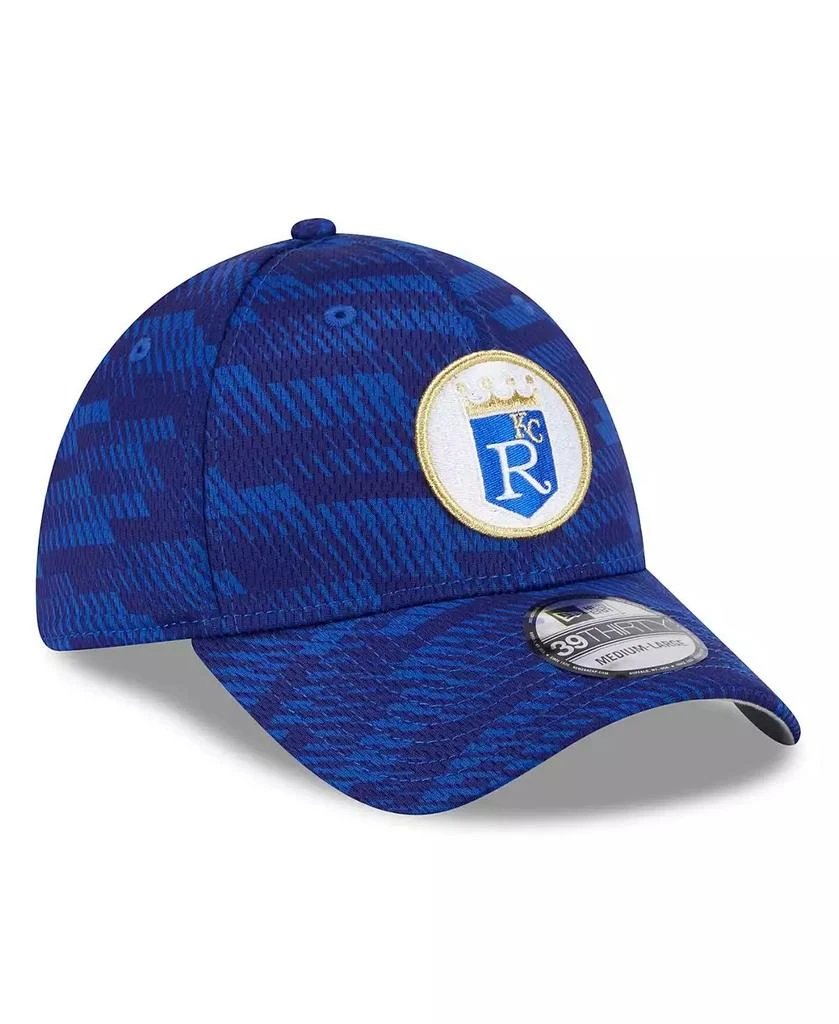 商品New Era|Men's Royal Kansas City Royals 2025 MLB Clubhouse 39THIRTY Flex Hat,价格¥240,第4张图片详细描述