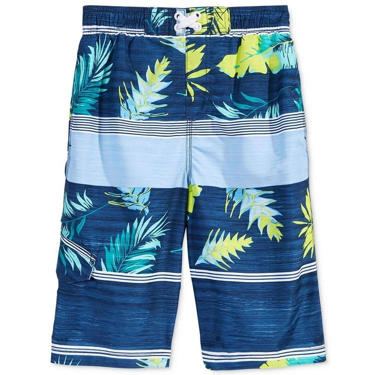 商品Kanu Surf|Condor Mixed-Print Swim Trunks, Big Boys (8-20),价格¥112,第2张图片详细描述