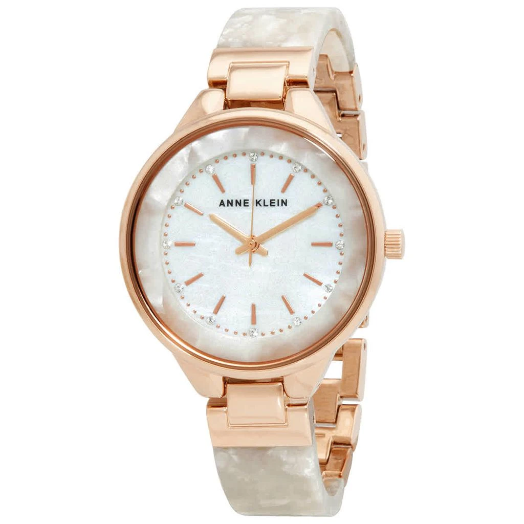 商品Anne Klein|Anne Klein Premium Crystal Ladies Watch and Bangle Set AK/1408WTST,价格¥373,第1张图片