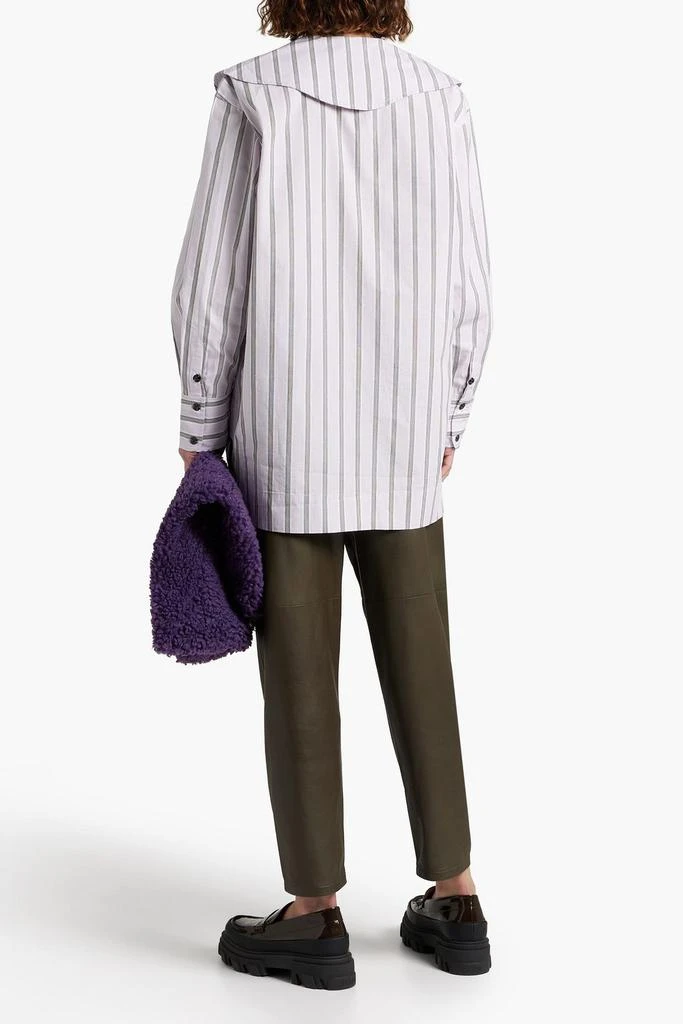 商品Ganni|Striped cotton shirt,价格¥780,第3张图片详细描述