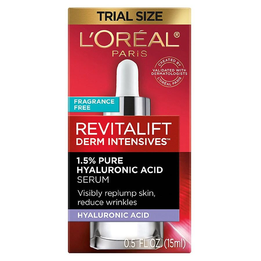 商品L'Oreal Paris|1.5% Pure Hyaluronic Acid Face Serum Fragrance Free,价格¥150,第3张图片详细描述