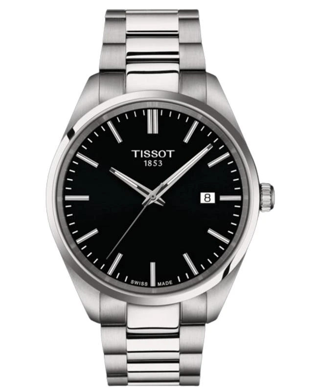 商品Tissot|Tissot PR 100 Quartz Black Dial Stainless Steel Men's Watch T150.410.11.051.00,价格¥1901,第1张图片