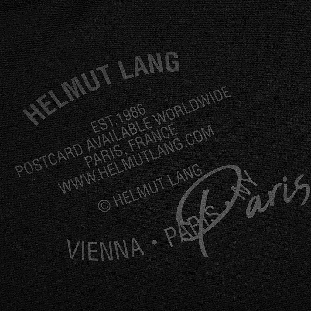 商品Helmut Lang|Helmut Lang Paris Postcard Crewneck - Black,价格¥1861,第4张图片详细描述