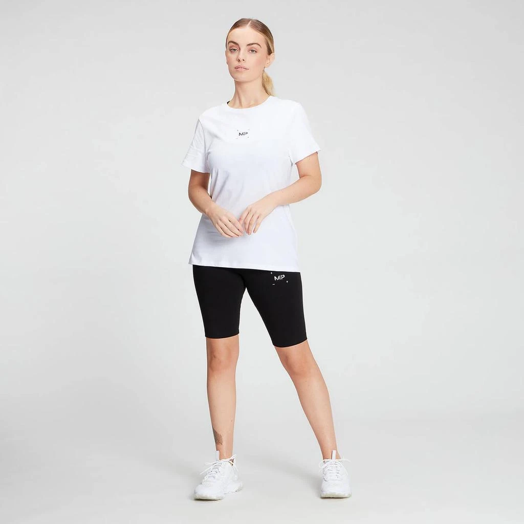 商品Myprotein|MP Women's Central Graphic Cycling Shorts - Black,价格¥75,第2张图片详细描述