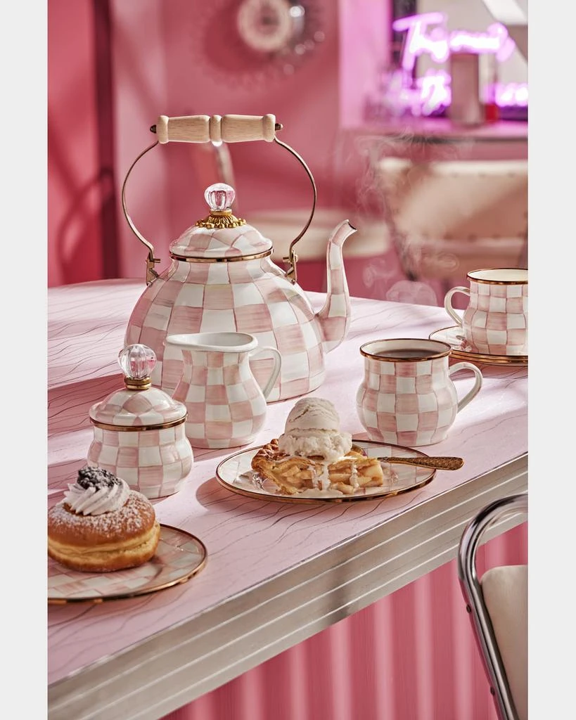 商品MacKenzie-Childs|Rosy Check Enamel Creamer,价格¥590,第2张图片详细描述