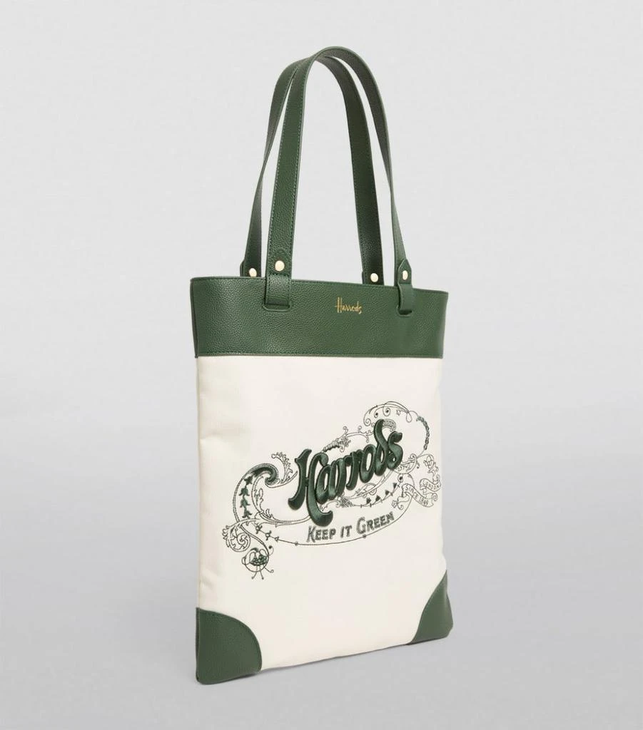商品Harrods|Embroidered Logo Tote Bag,价格¥491,第3张图片详细描述