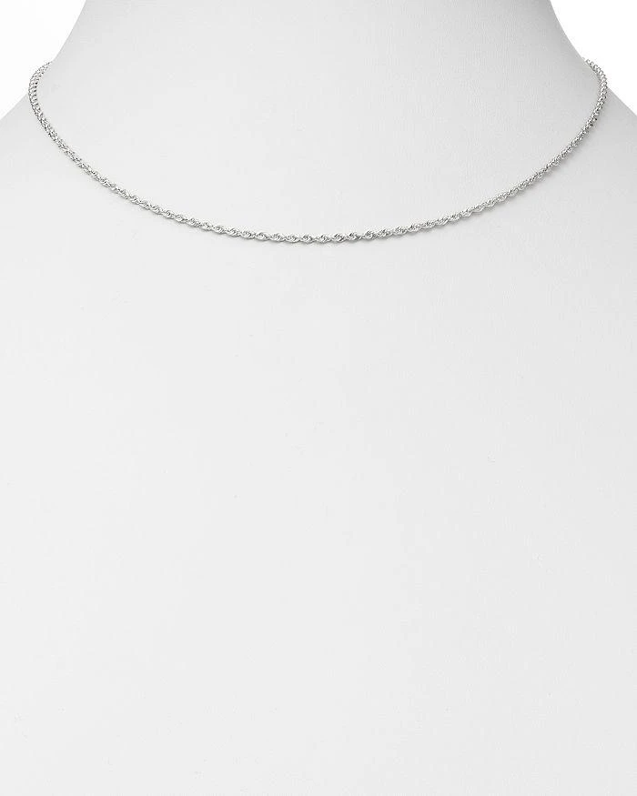 商品Bloomingdale's Fine Collection|Solid Rope Link Chain Necklace in 14K White Gold - Exclusive,价格¥4261,第2张图片详细描述
